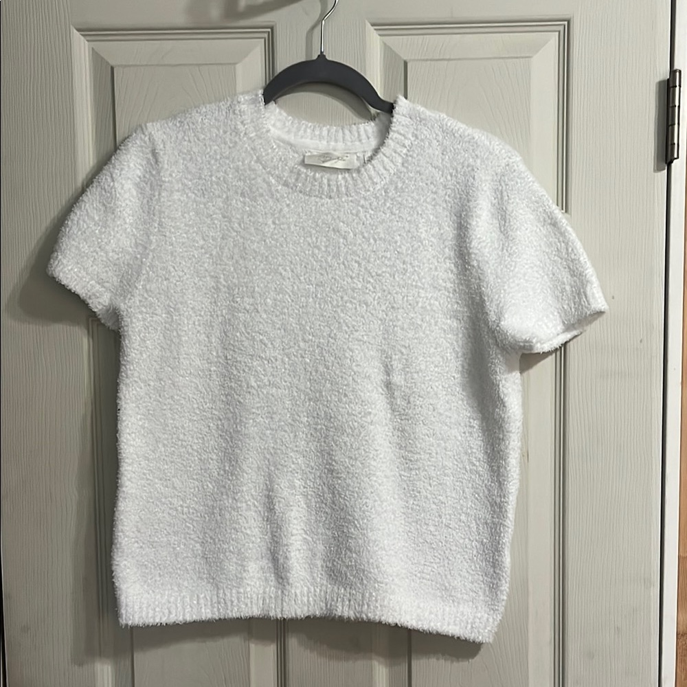RD Style Ivory Textured Knit Top